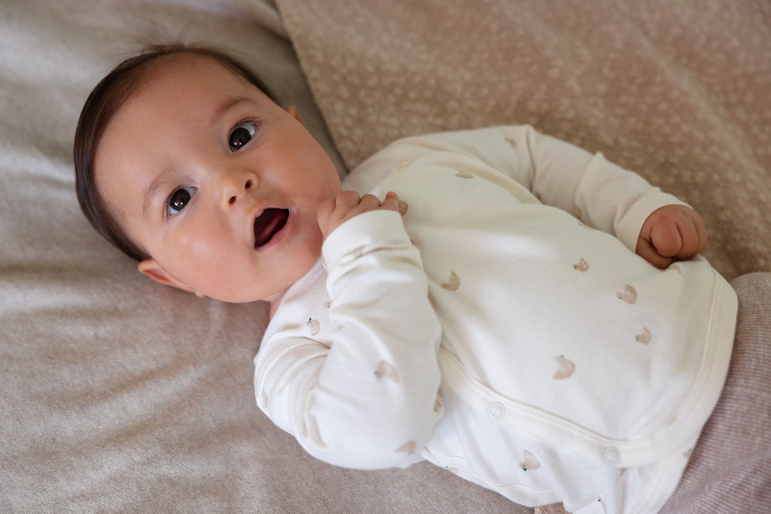 Noppies Wrap Tee Nour Ducks - Newborn Shirt - Ecru 7