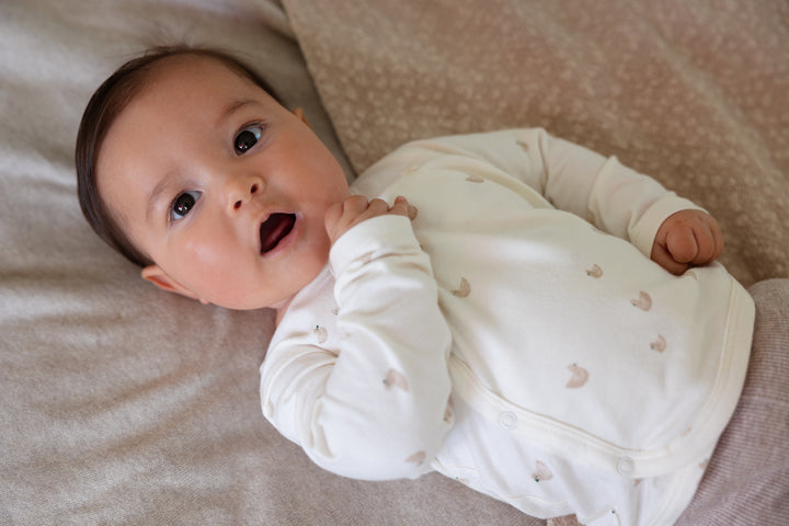 Noppies Wrap Tee Nour Ducks - Newborn Shirt - Ecru 7