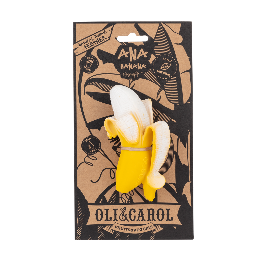 Oli &amp; Carol Ana Banana - Bijtspeeldje - Geel 4