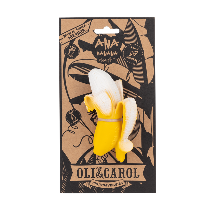 Oli &amp; Carol Ana Banana - Bijtspeeldje - Geel 4