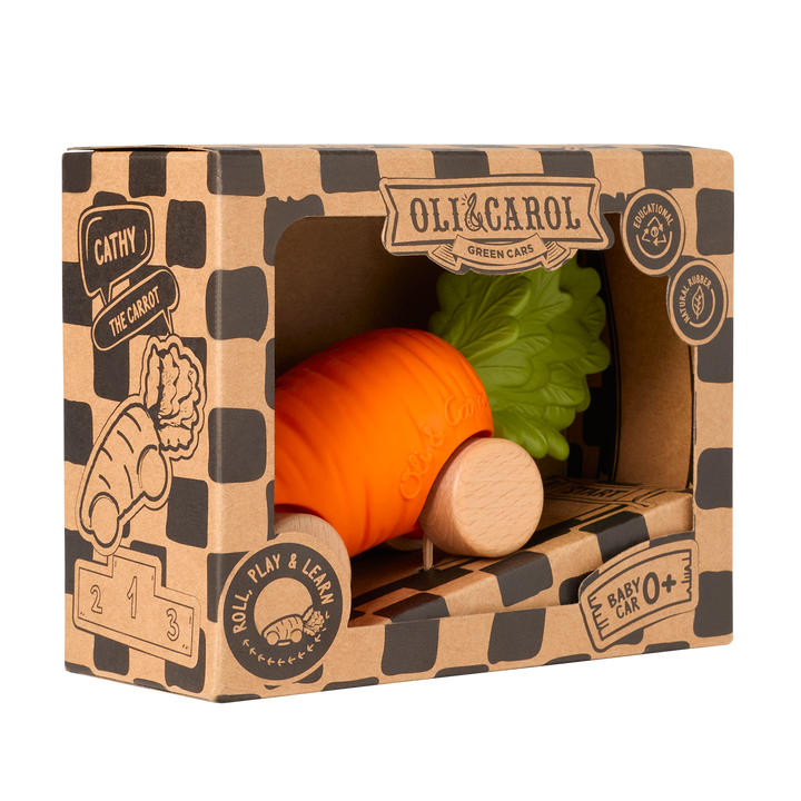 Oli &amp; Carol Cathy the Carrot car - Speelgoed Auto - Oranje 7