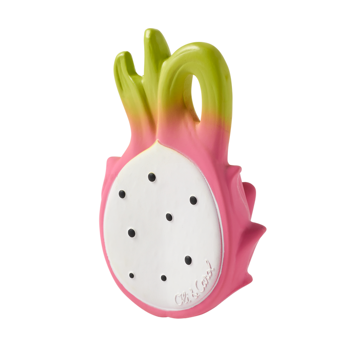 Oli &amp; Carol Fucsia the Dragonfruit - Bijtspeeldje - Roze 3