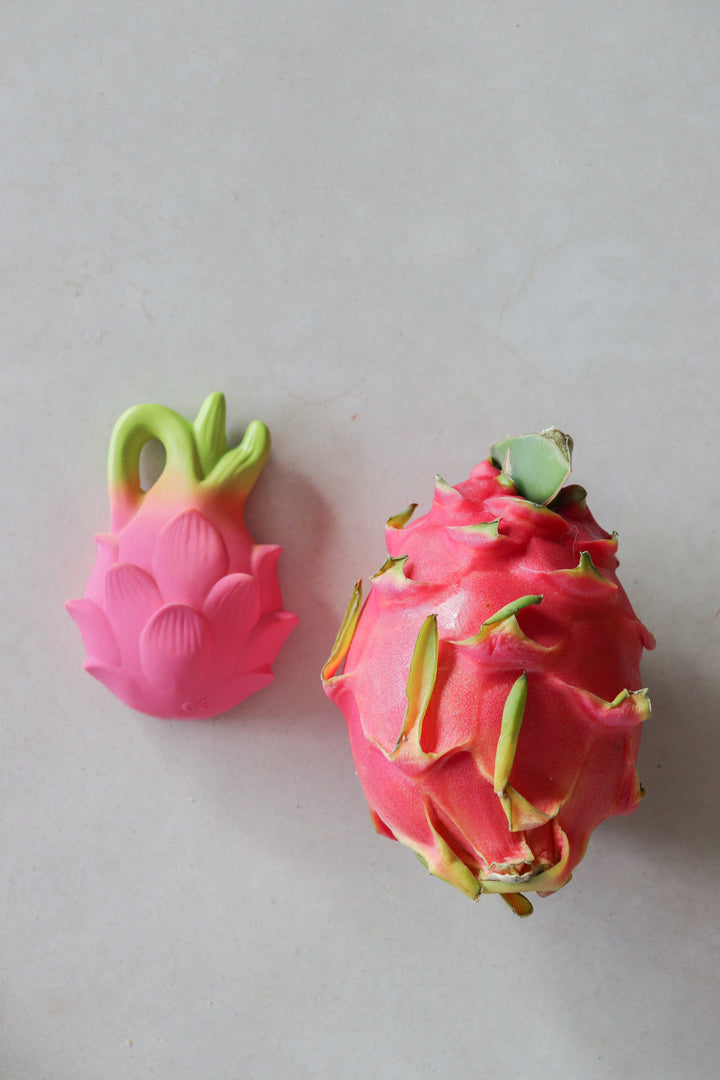 Oli &amp; Carol Fucsia the Dragonfruit - Bijtspeeldje - Roze 8