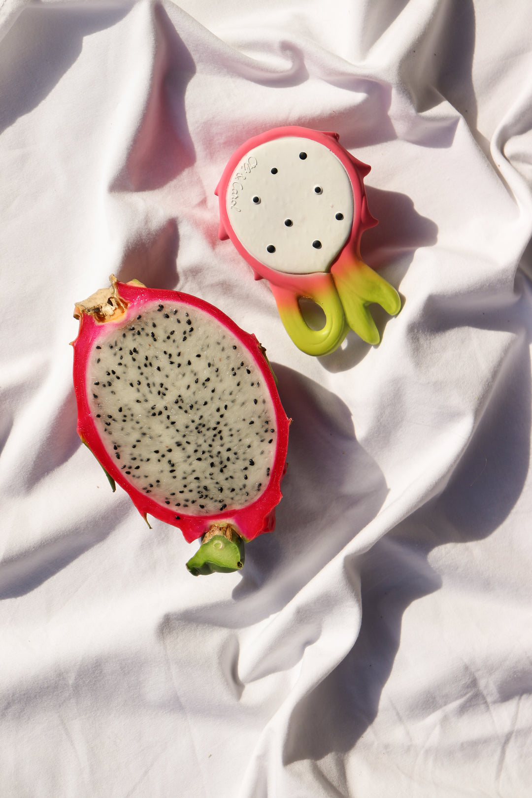 Oli &amp; Carol Fucsia the Dragonfruit - Bijtspeeldje - Roze 9
