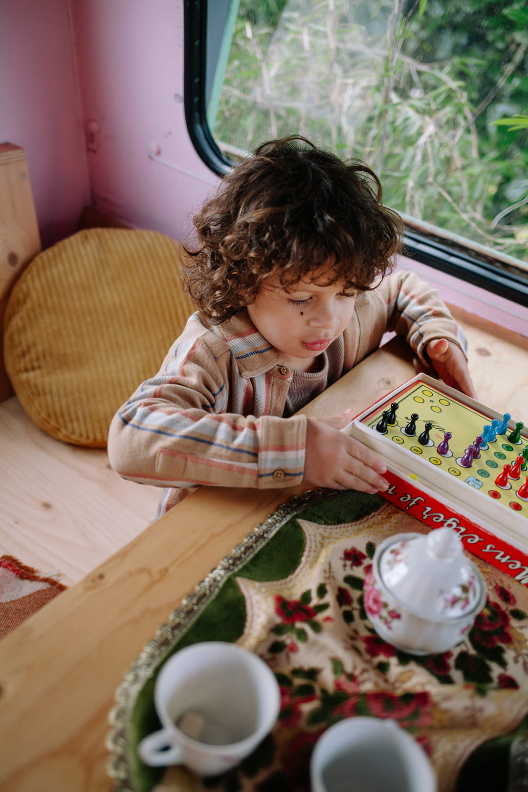 Riffle Blouse Calvin Woven Stripe - Kinder Blouse 3