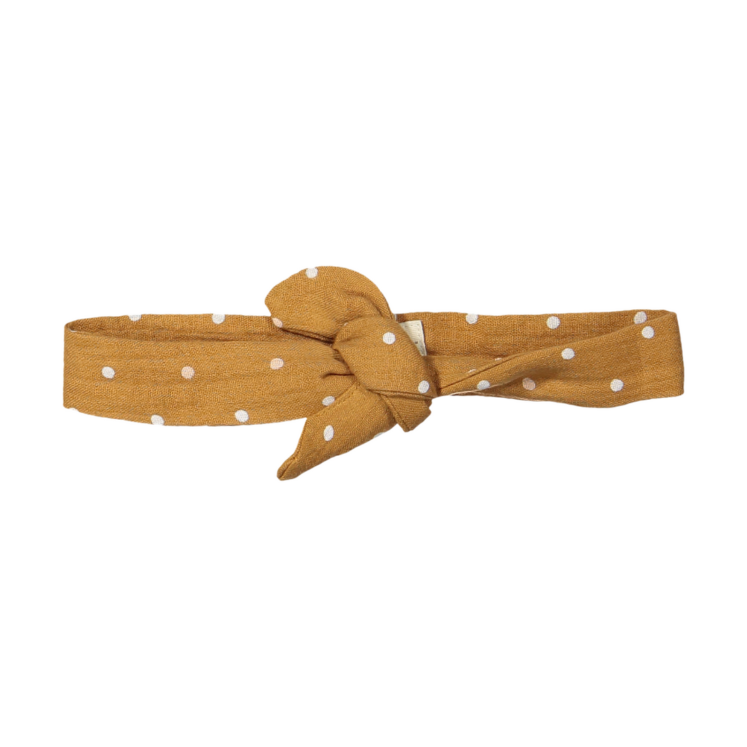 Riffle Hairband Britt Woven Muslin - Haarband - Bruin 1