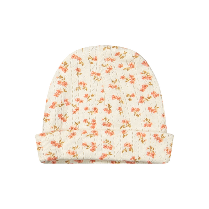 Riffle Hat Bowie Pointelle Blossom- Newborn Meisjes Muts1