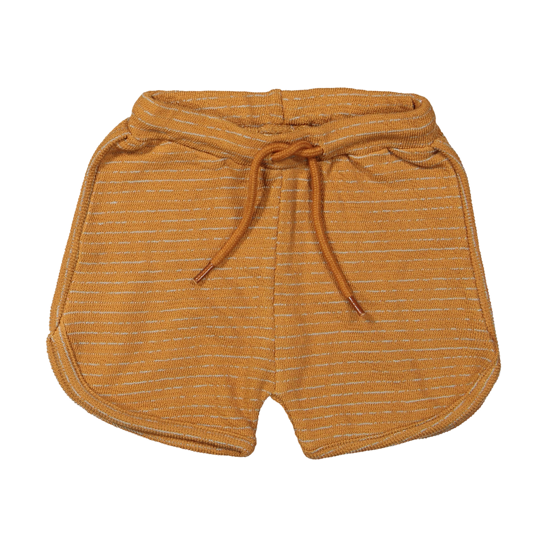 Riffle Short Zino Terry Stripe - Jongens Korte Broek - Bruin 1