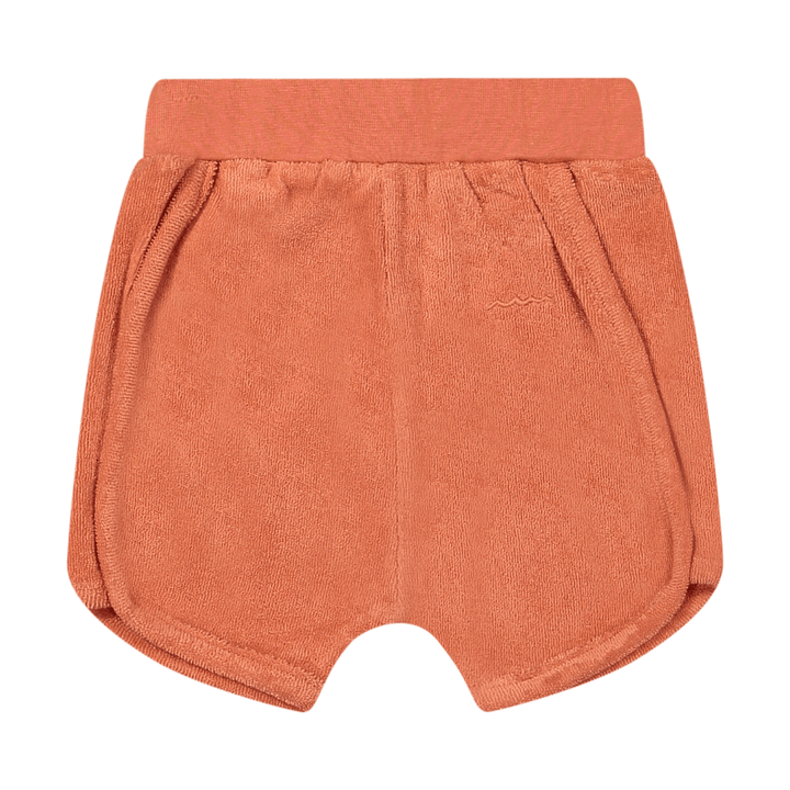 Riffle Short Zoey Terry Apricot - Kinderbroek Rood1