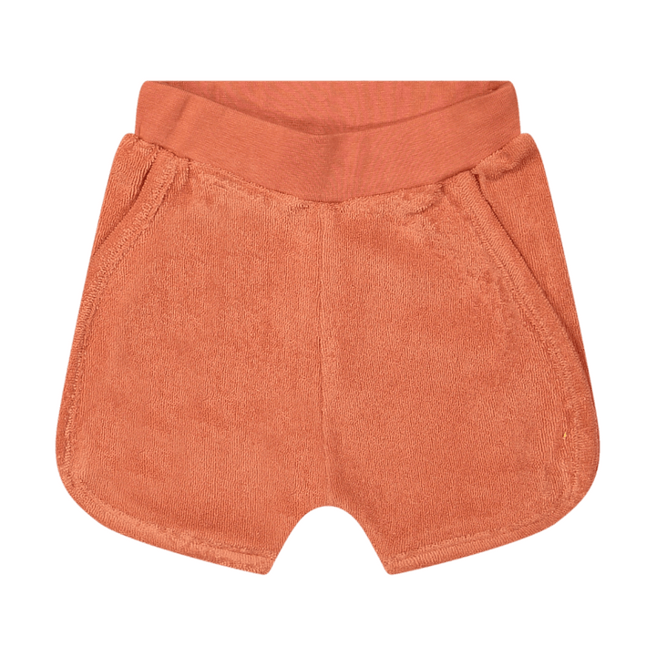 Riffle Short Zoey Terry Apricot - Kinderbroek Rood2