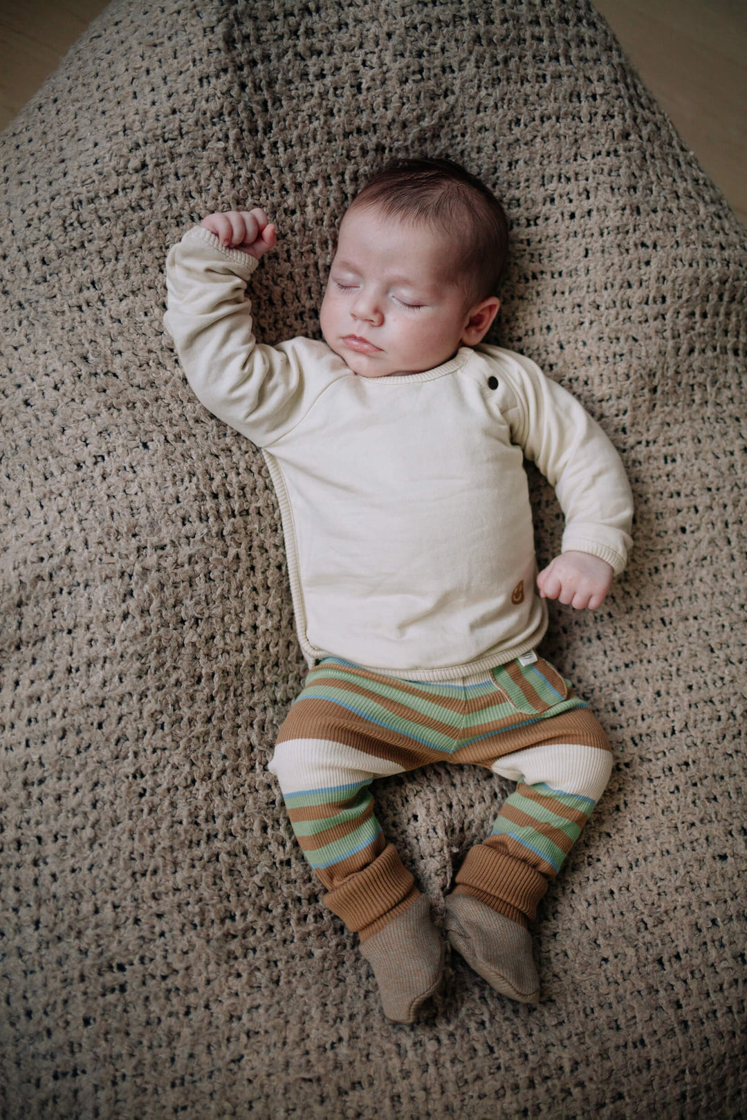 Riffle Sweater Matt Longsleeve - Newborn Sweater - Ecru 2