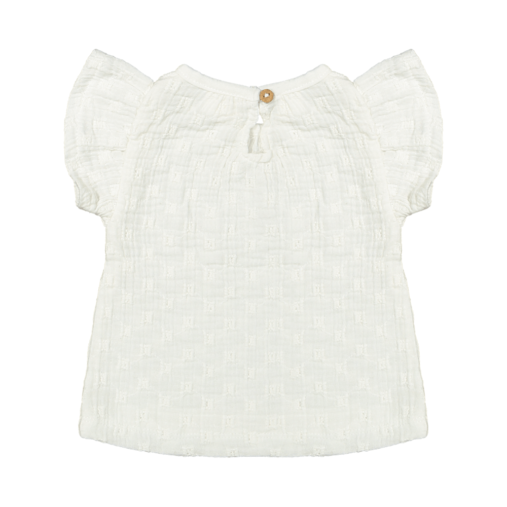 Riffle T-shirt Joan Woven - Meisjesshirt - Wit2