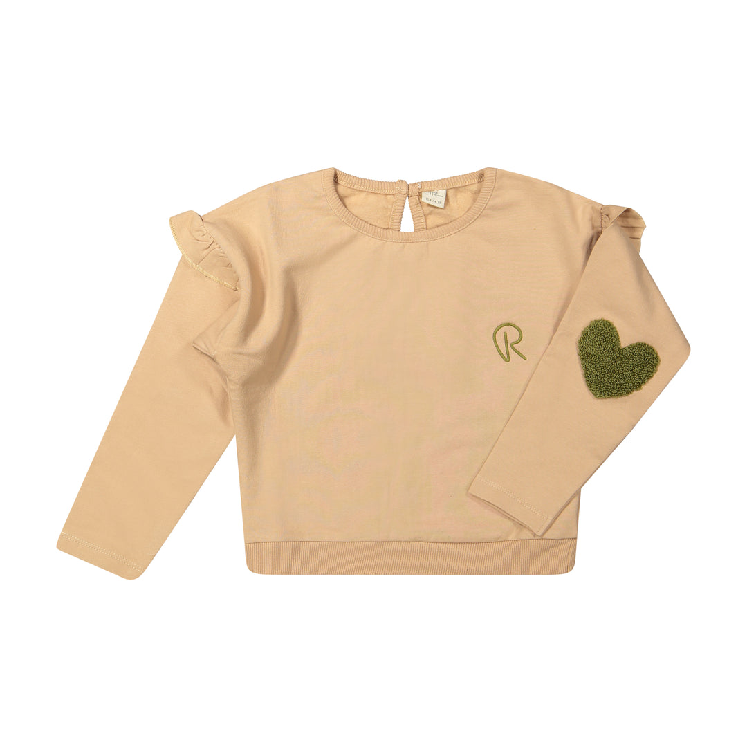 Riffle T-shirt Mette Sweat Sirocco - Meisjes Shirt - Roze 1