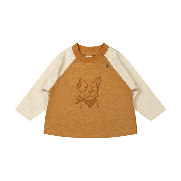 Riffle T-shirt Moove Small Dog - Baby Shirt - Bruin 1