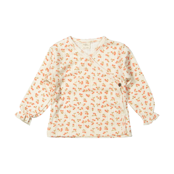 Riffle Turn Over Top Nova Pointelle Blossom - Baby Shirtje 1