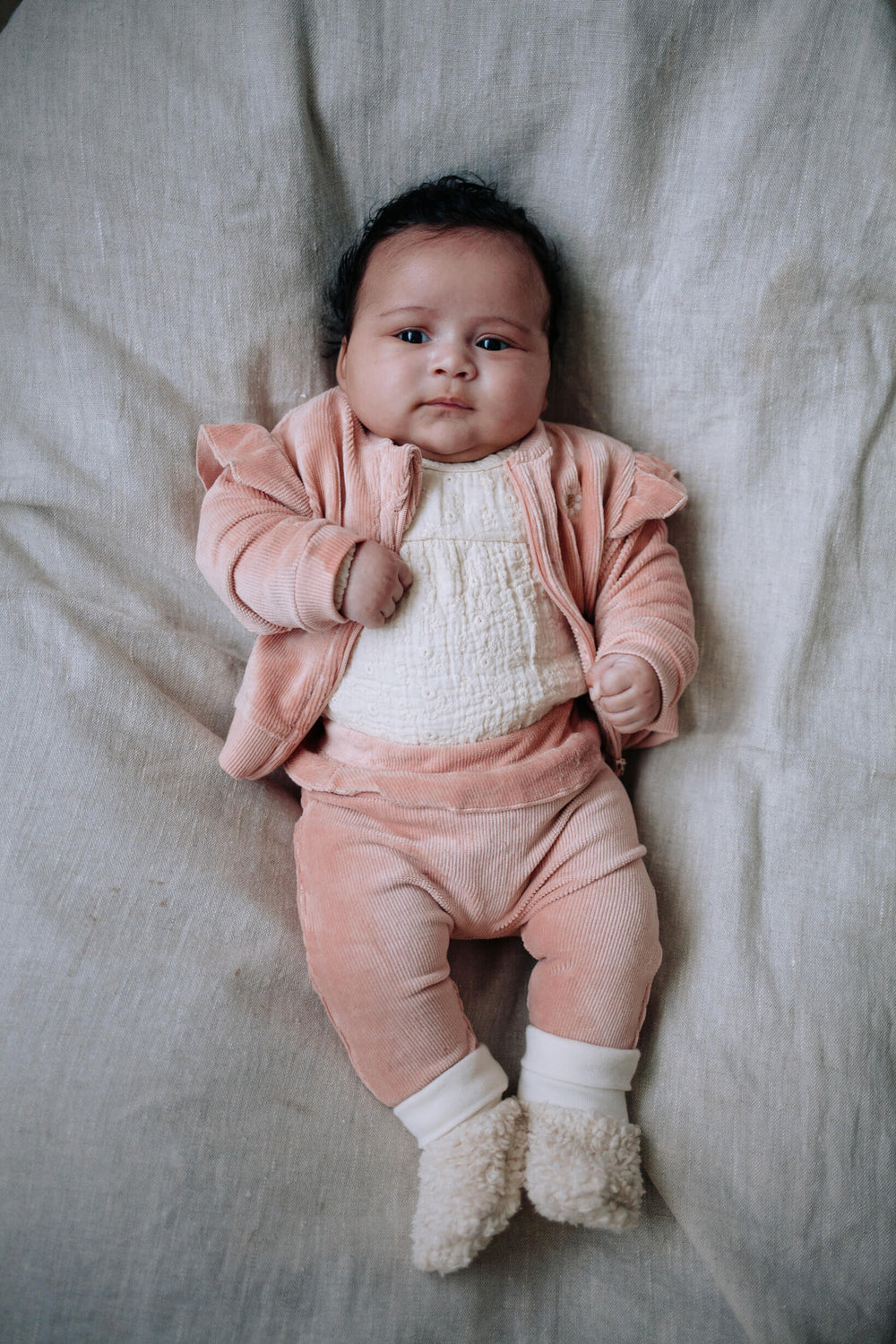 Riffle Romper Layla Longsleeve White Embroidery - Romper Wit 2