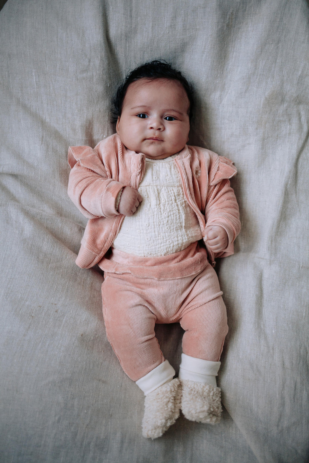 Riffle Romper Layla Longsleeve White Embroidery - Romper Wit 2