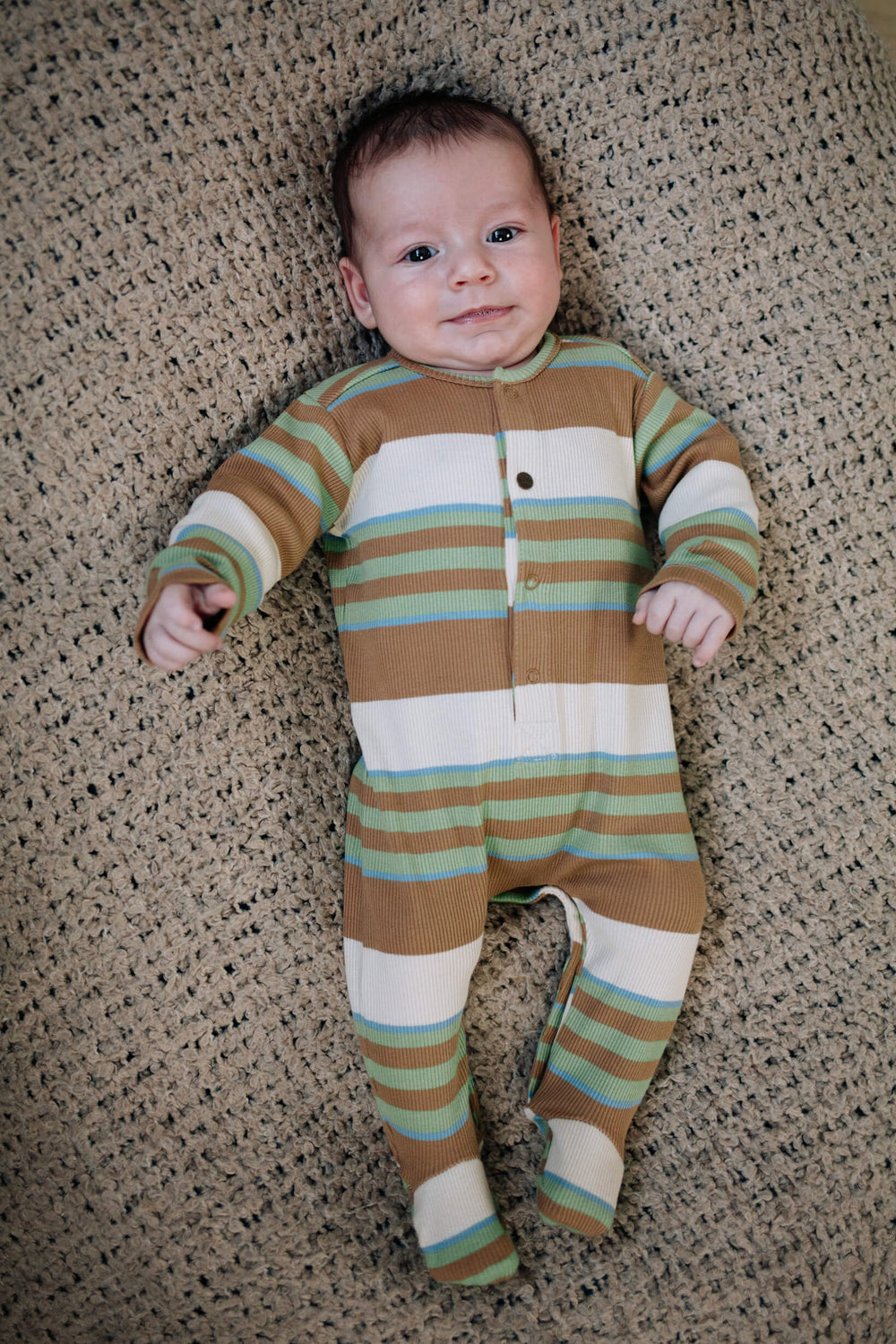 Riffle Suit Sasha Rib Stripe Green - Baby Boxpak Multicolor 2