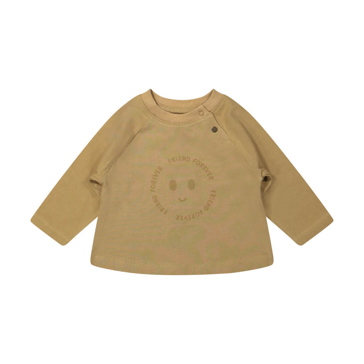 Riffle T-shirt Moove Longsleeve Jersey Brown - Kindershirt 1