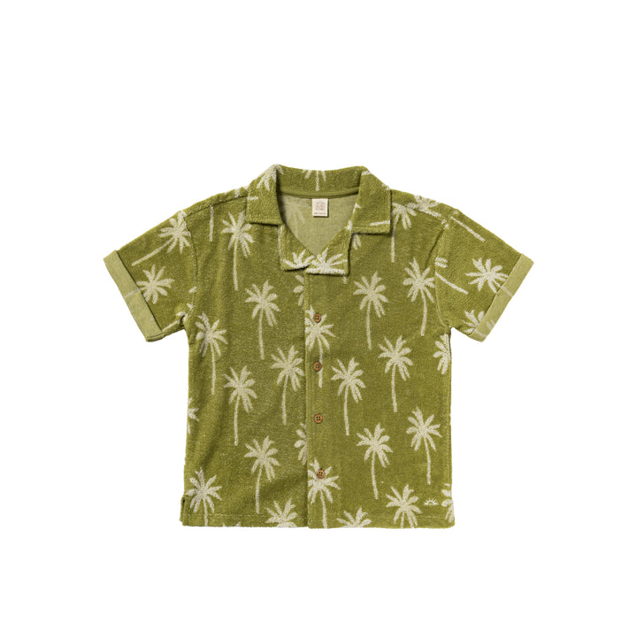 Salted Stories Beach Palms Loose Shirt - Jongens Shirt 1