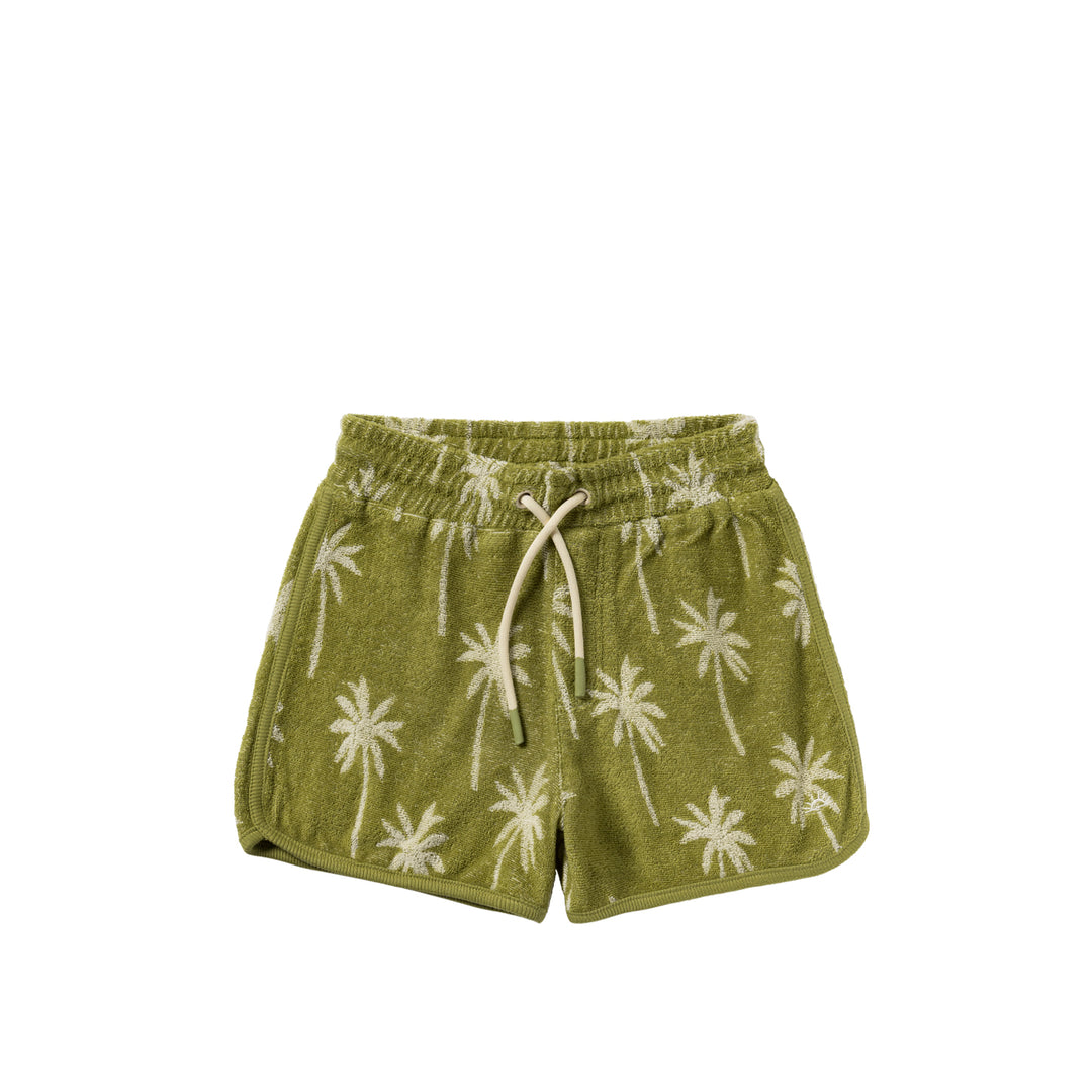 Salted Stories Beach Palms Shorts - Jongens Shorts - Groen 1