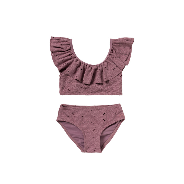 Salted Stories Broderie Bikini - Bikini Set - Paars 1