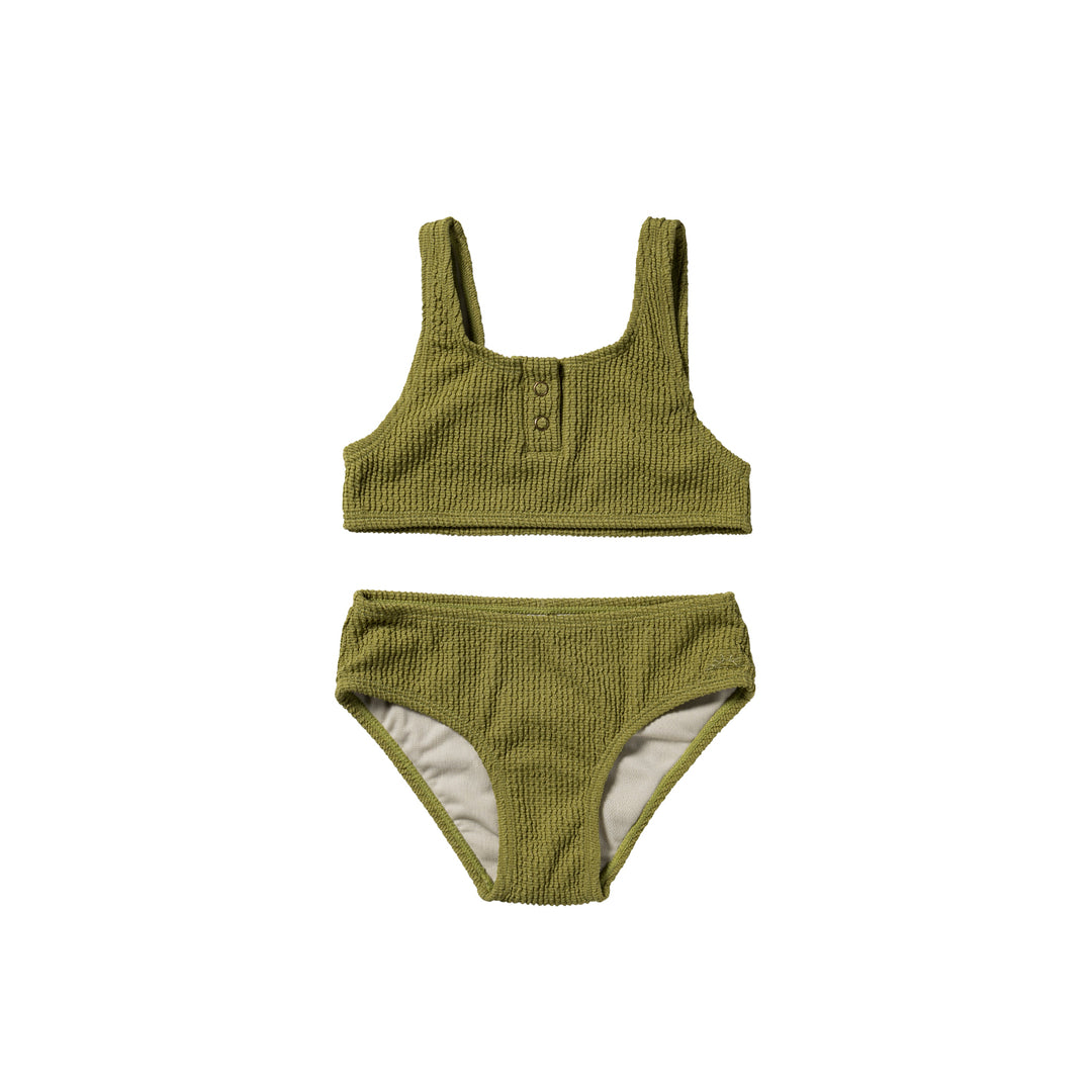 Salted Stories Glitter Crinkle Bikini - Bikini Set - Groen 1