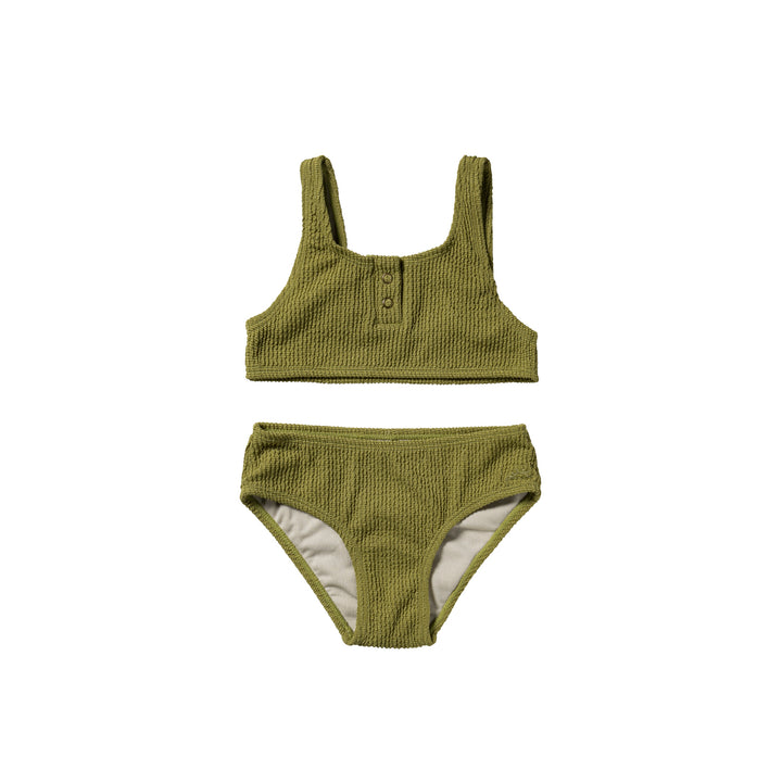 Salted Stories Glitter Crinkle Bikini - Bikini Set - Groen 1