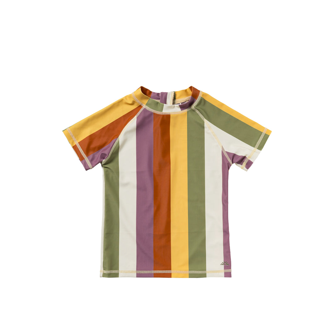 Salted Stories Multi Stripe Swim Tee - UV Shirt - Multicolor 1