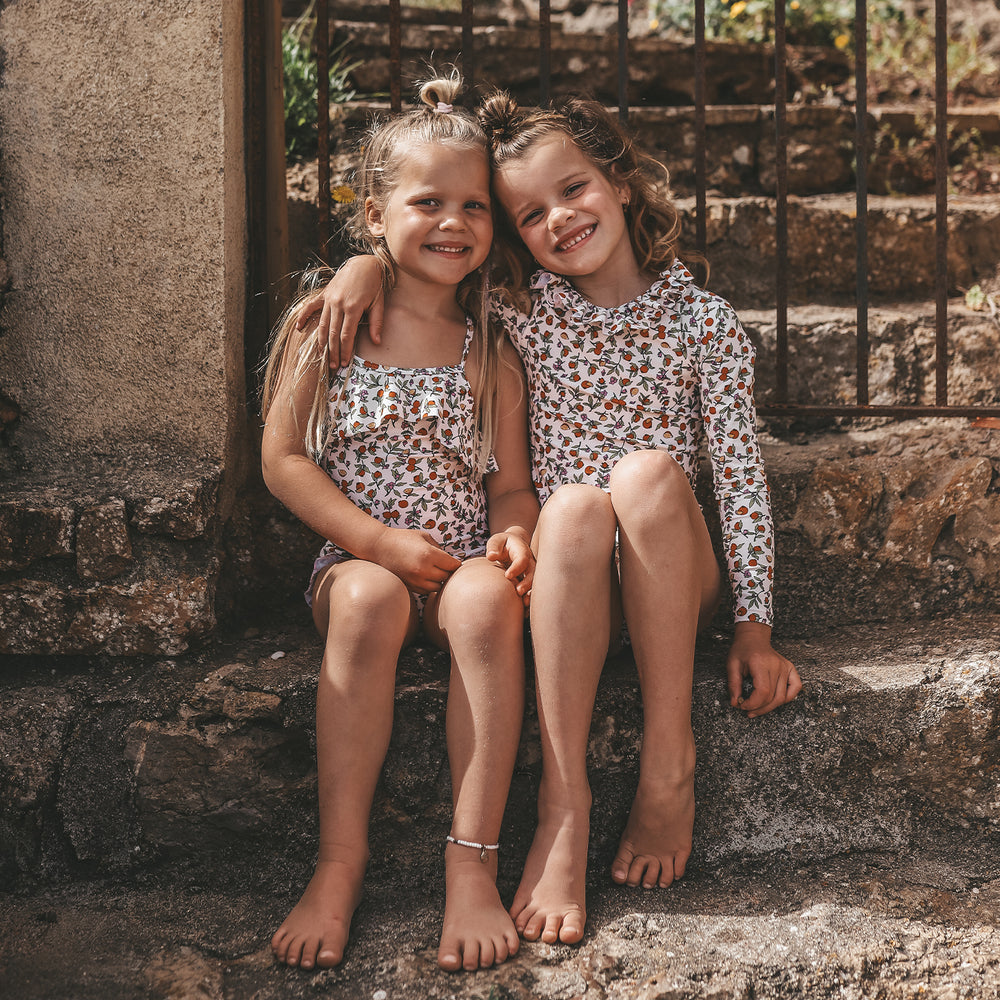 Salted Stories Pomme Flower Bodysuit - Meisjes UV-pak 2