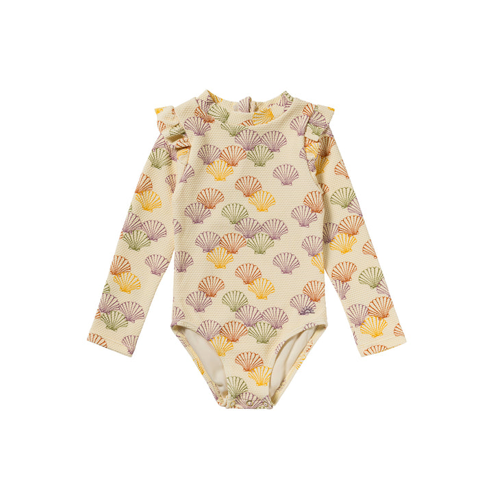 Salted Stories Shells Bodysuit - Meisjes UV-pak - Multicolor 1