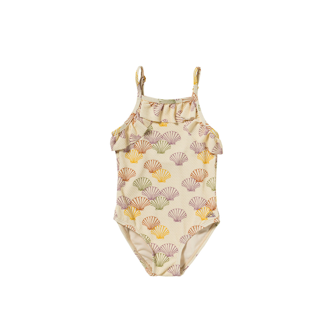 Salted Stories Shells Swimsuit - Meisjes Badbak - Multicolor 1