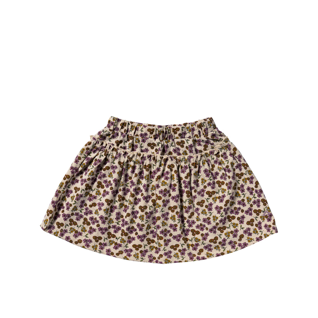 Salted Stories Sparkly Flower Skirt - Meisjesjurk - Ecru 1