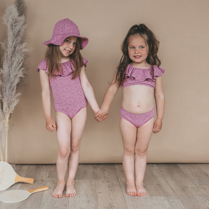 Salted Stories Broderie Bikini - Bikini Set - Paars 2