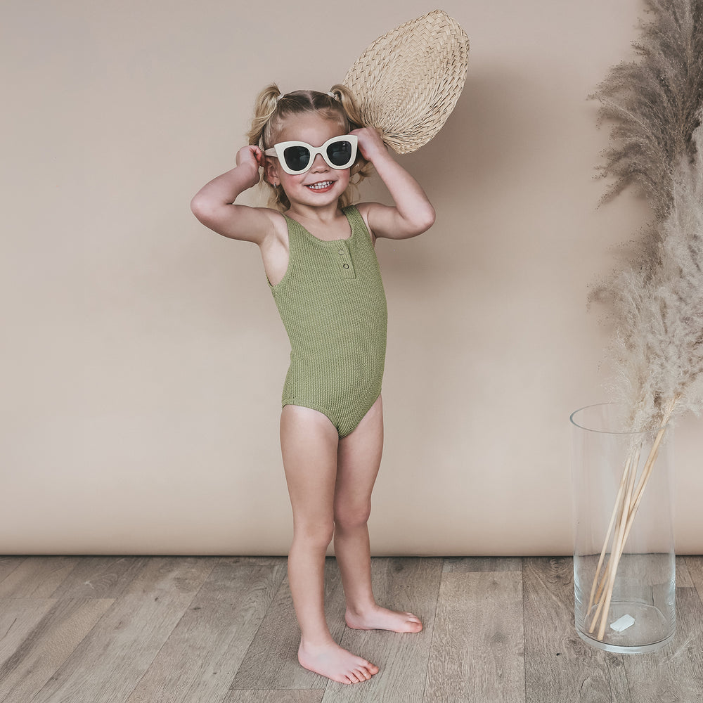 Salted Stories Glitter Crinkle Swimsuit - Meisjes Badbak 2