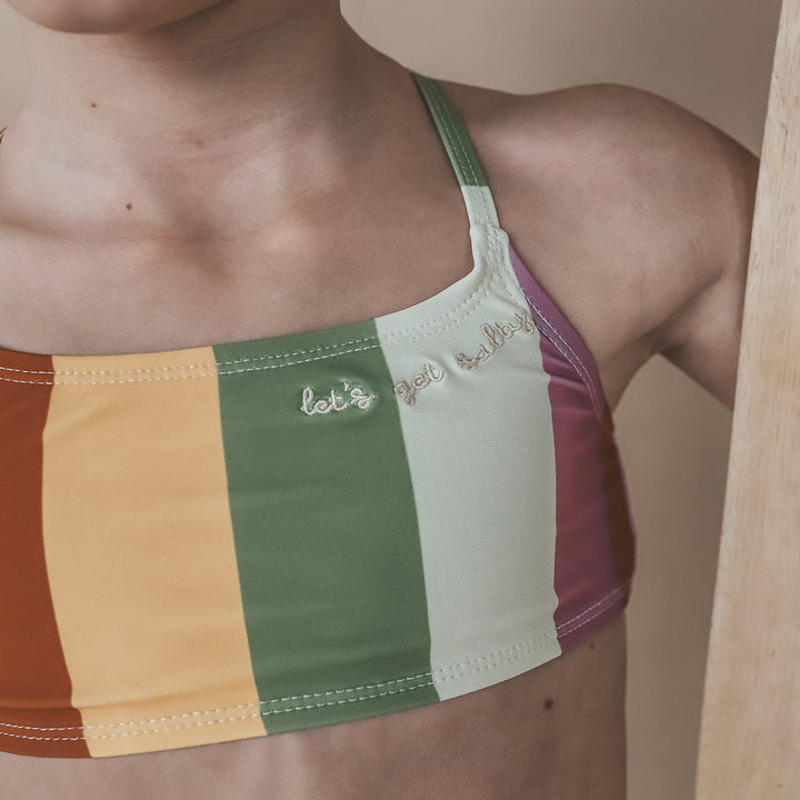 Salted Stories Multi Stripe Bikini - Meisjes Bikini Set 3