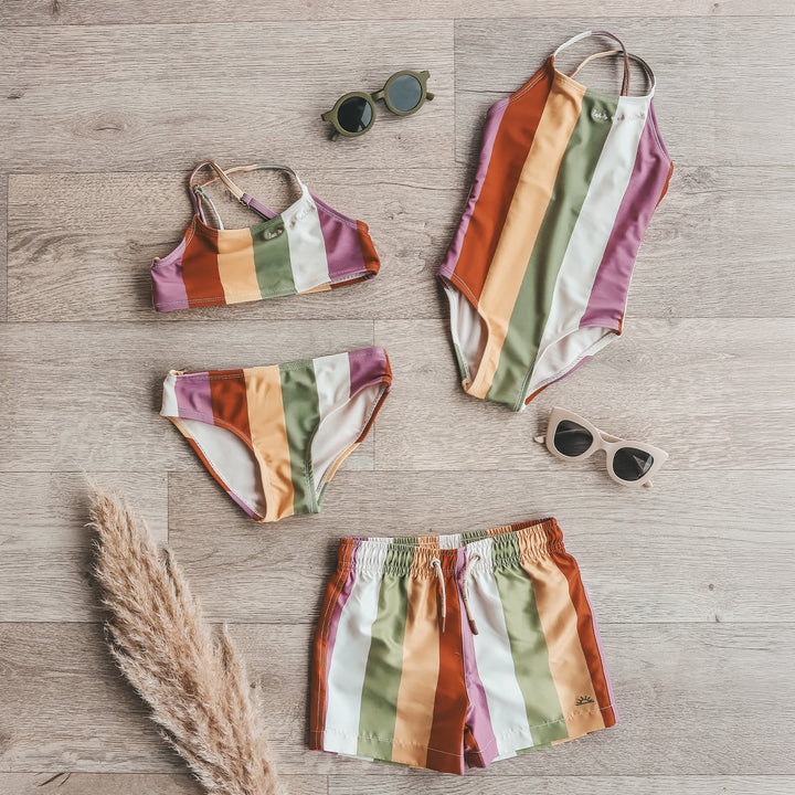 Salted Stories Multi Stripe Bikini - Meisjes Bikini Set 6