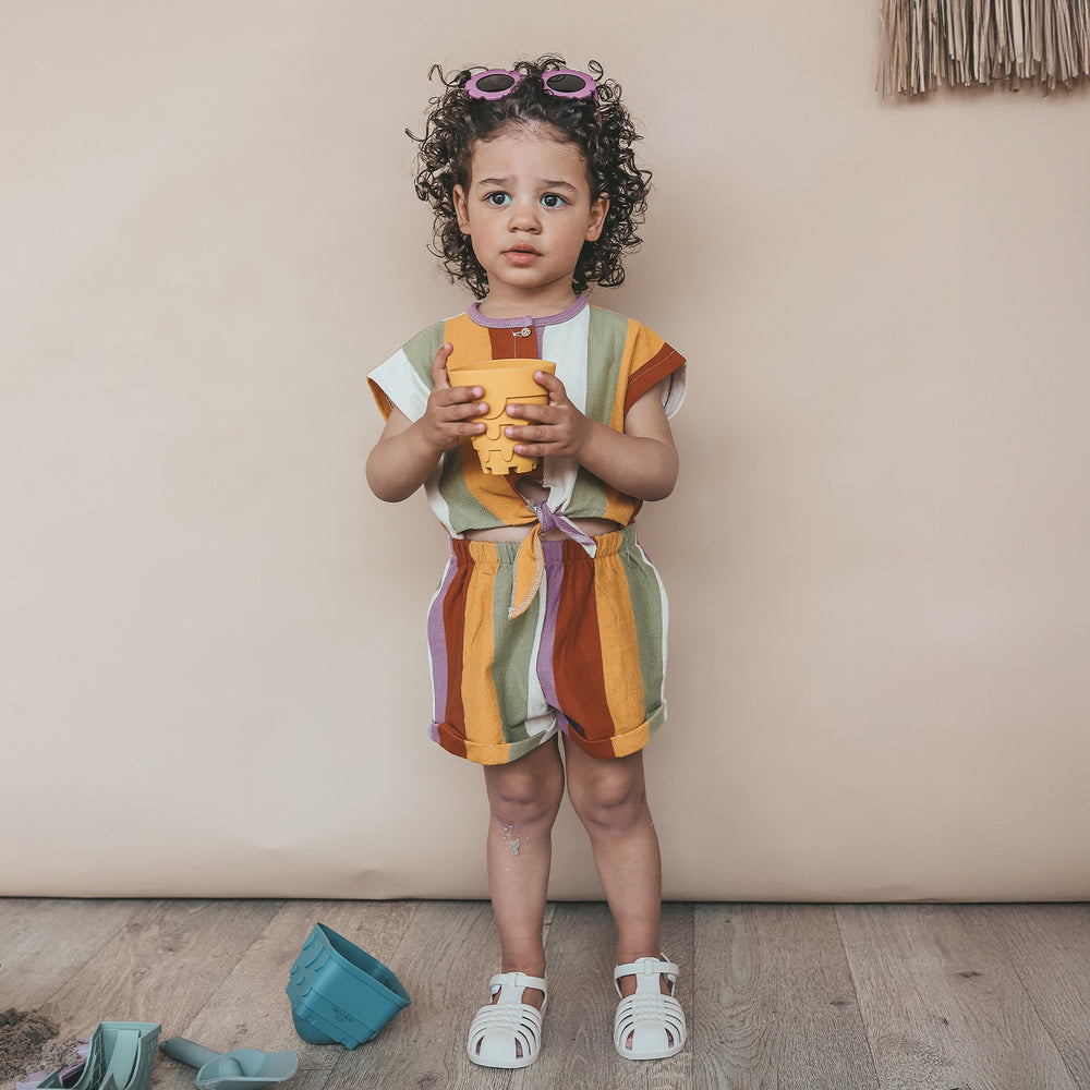 Salted Stories Multi Stripe Tie Jumpsuit - Meisjes Jumpsuit 2