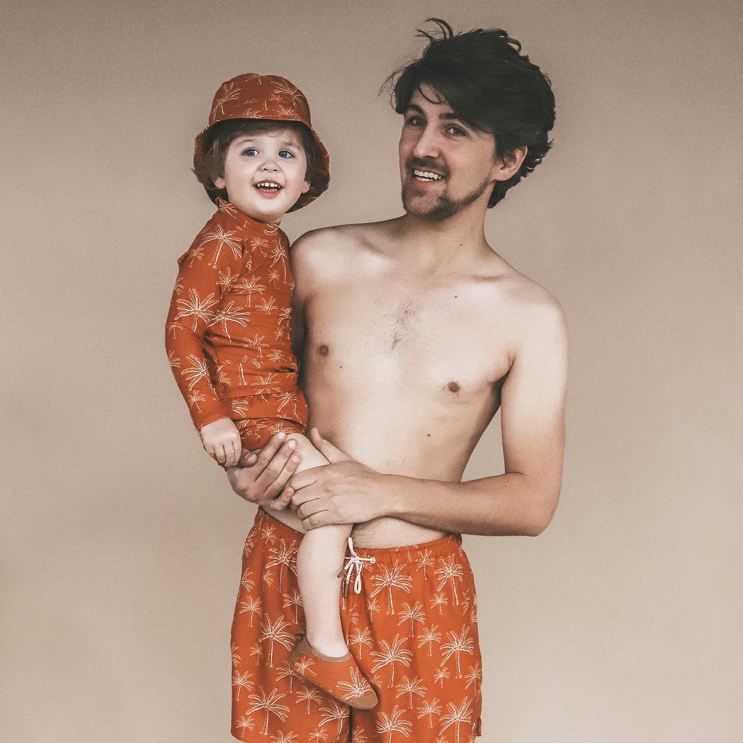 Salted Stories Palms Bucket Hat - Zomerhoedje - Bruin 2