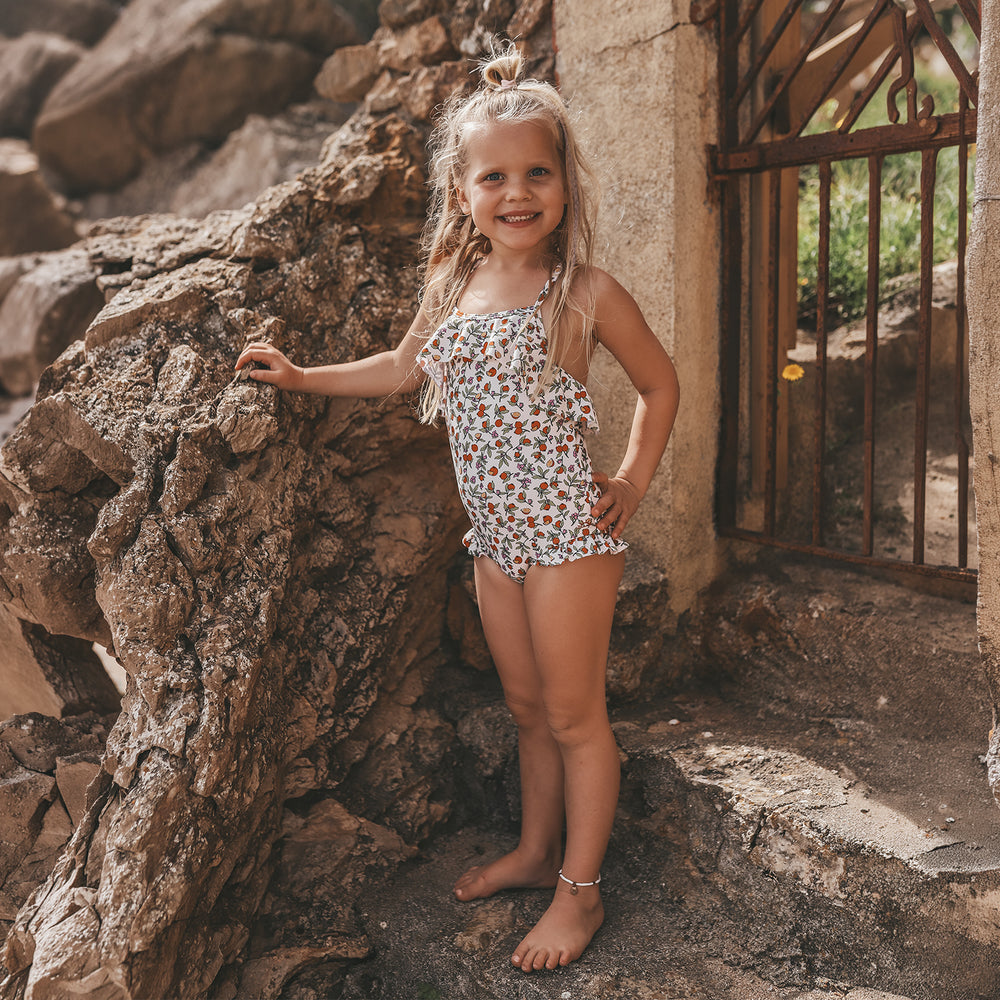 Salted Stories Pomme Flower Swimsuit - Meisjes Badbak 2