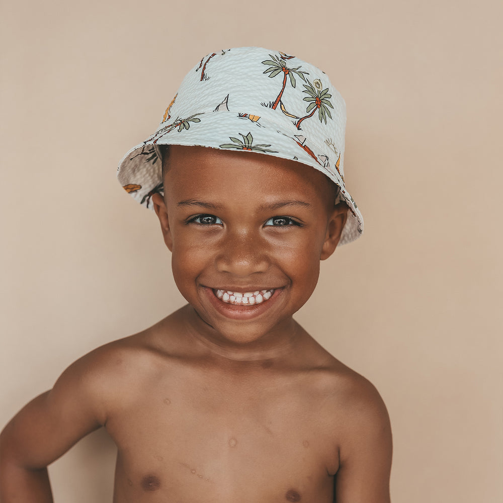 Salted Stories Sailing Seersucker Bucket Hat - Zomerhoedje 2