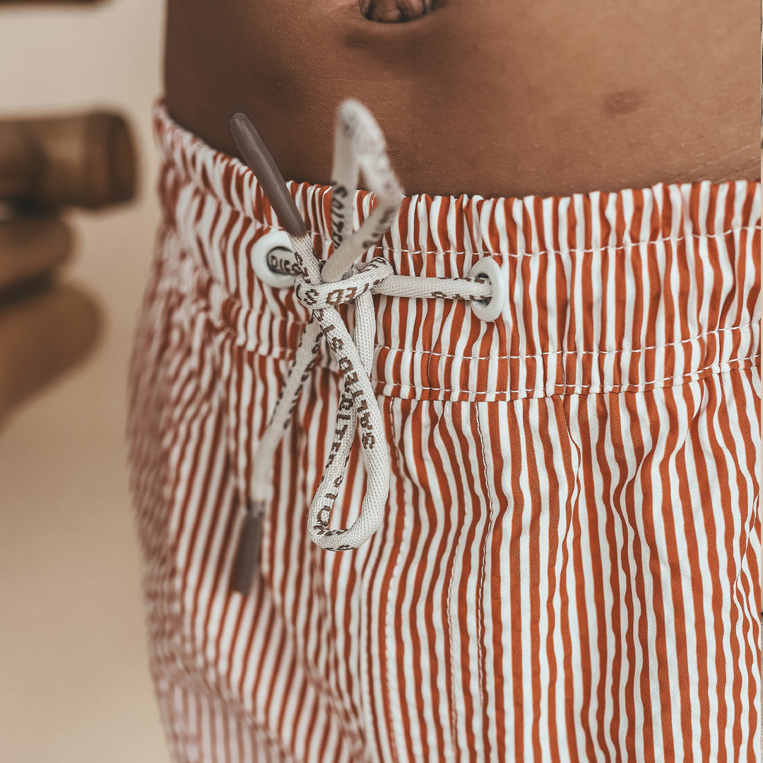 Salted Stories Seersucker Swim Shorts - Jongens Zwembroek 4