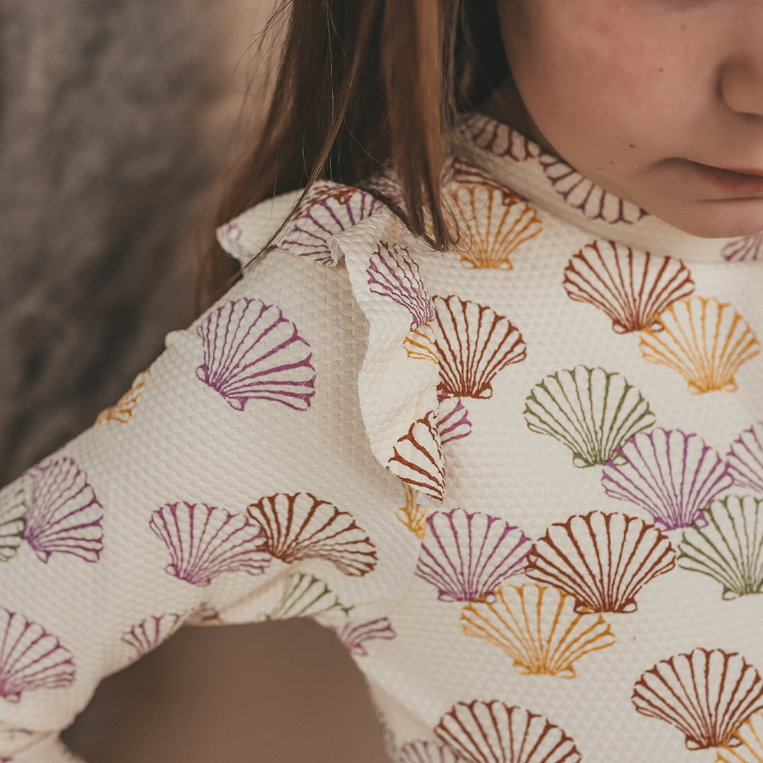 Salted Stories Shells Bodysuit - Meisjes UV-pak - Multicolor 3