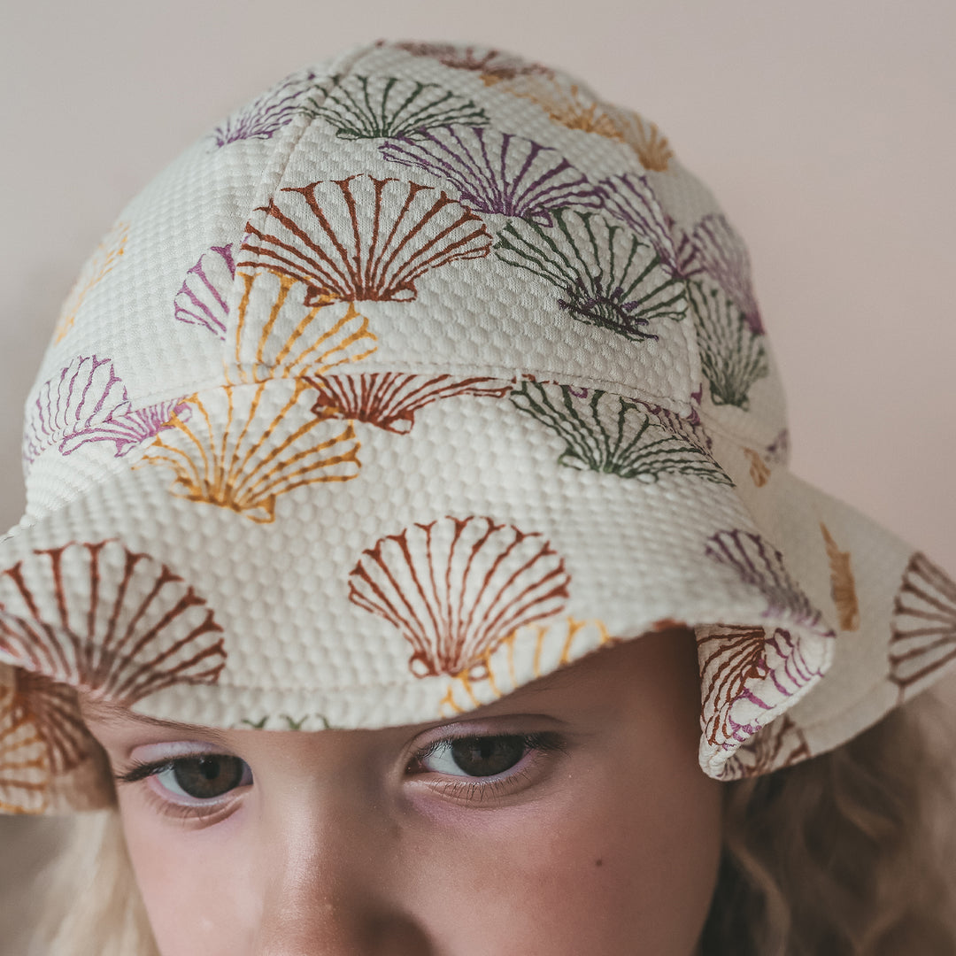 Salted Stories Shells Hat - Meisjes Zonneboedje - Multicolor 3