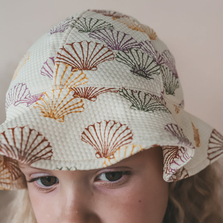 Salted Stories Shells Hat - Meisjes Zonneboedje - Multicolor 3