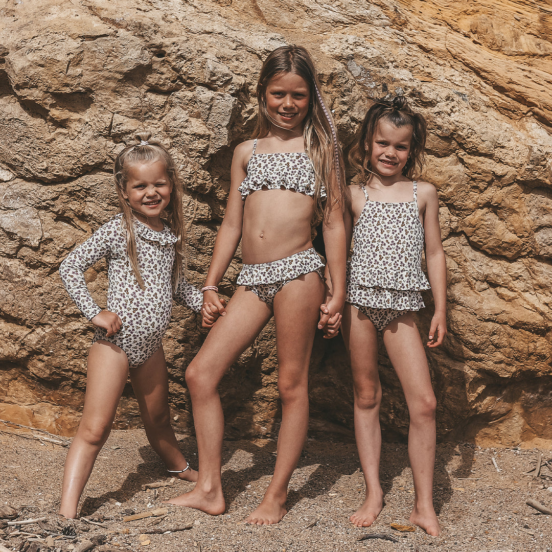 Salted Stories Sparkly Flower Bikini - Bikini Set - Ecru 5