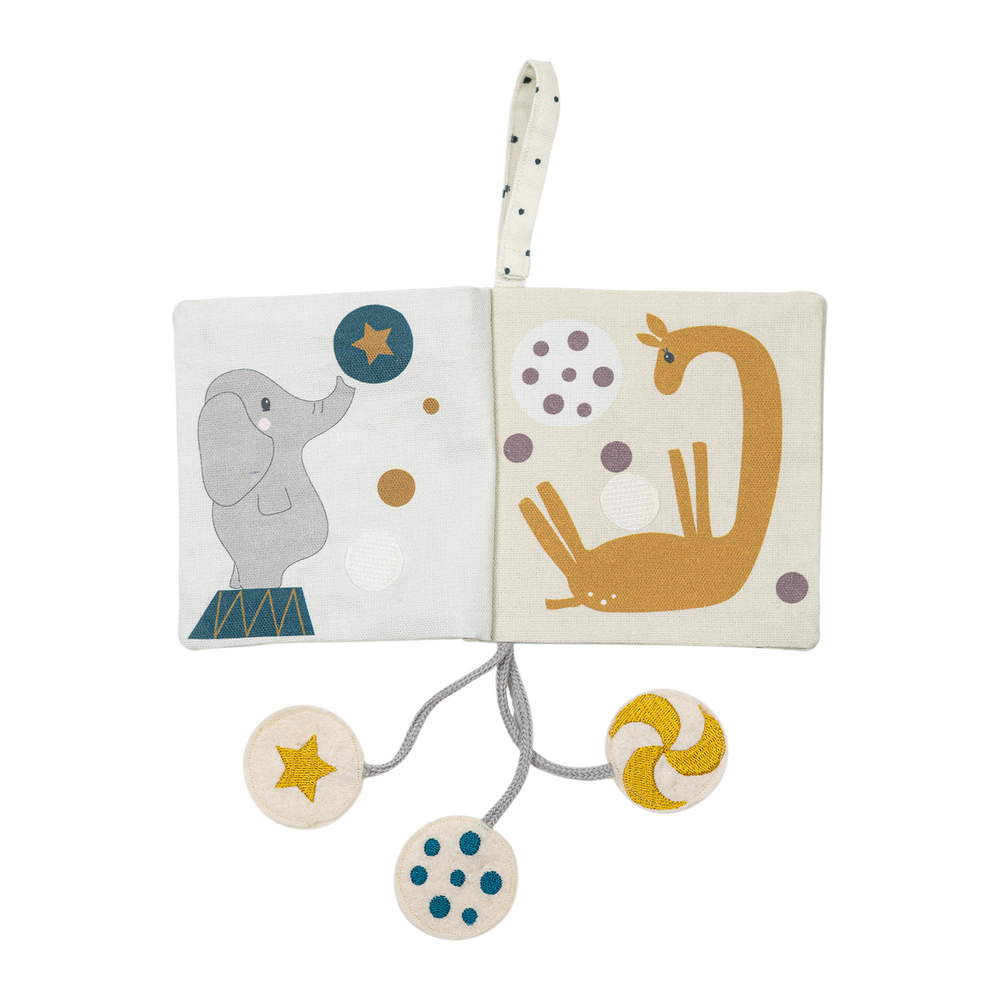  Snoozebaby Activity Booklet Circus - Knisperboekje - Ecru 2