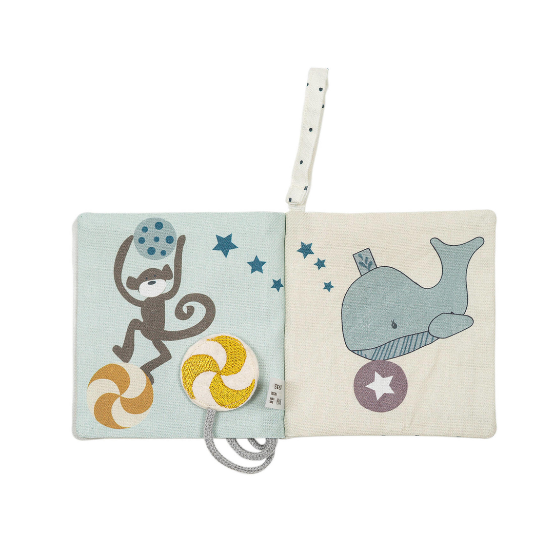 Snoozebaby Activity Booklet Circus - Knisperboekje - Ecru 4