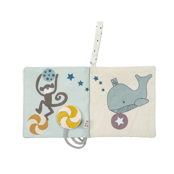 Snoozebaby Activity Booklet Circus - Knisperboekje - Ecru 4