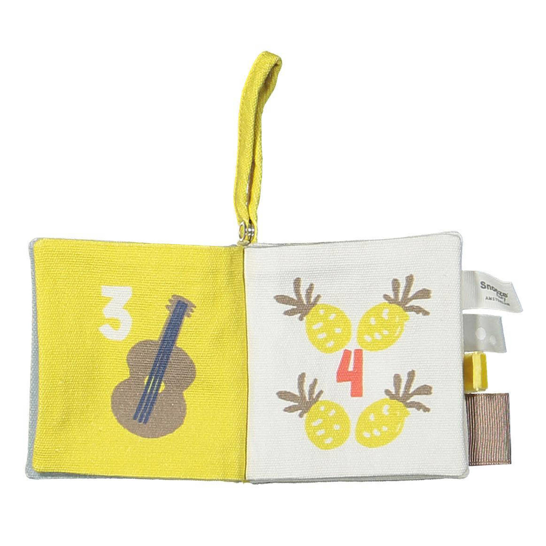 Snoozebaby Buggy Booklet Tellen - Knisperboekje - Geel 2